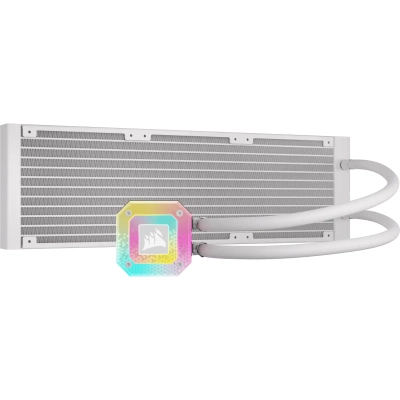 Система рідинного охолодження Corsair iCUE H150i Elite Capellix XT White (CW-9060073-WW) - фото 2 Система рідинного охолодження Corsair iCUE H150i Elite Capellix XT White (CW-9060073-WW) - фото 2