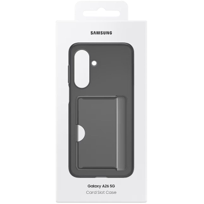 Чохол до мобільного телефона Samsung Galaxy A26 (A266), Card Slot Case black (EF-OA266TBEGWW) - фото 6 Чохол до мобільного телефона Samsung Galaxy A26 (A266), Card Slot Case black (EF-OA266TBEGWW) - фото 6