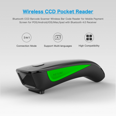Сканер штрих-коду Netum C740 Bluetooth (C740) - фото 2 Сканер штрих-коду Netum C740 Bluetooth (C740) - фото 2