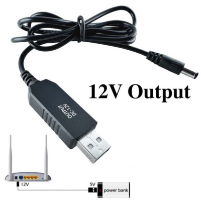 Кабель живлення USB 2.0 AM to DC 5.5 х 2.1 mm 1.0m 5V to 12V Dynamode (DM-USB-DC-5.5x2.1-12V) - фото 4 Кабель живлення USB 2.0 AM to DC 5.5 х 2.1 mm 1.0m 5V to 12V Dynamode (DM-USB-DC-5.5x2.1-12V) - фото 4