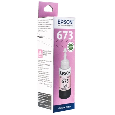 Контейнер з чорнилом Epson 673 light magenta 70мл L800/1800 (C13T67364A) - фото 1 Контейнер з чорнилом Epson 673 light magenta 70мл L800/1800 (C13T67364A) - фото 1