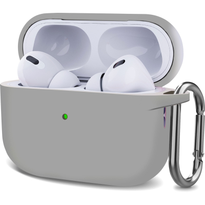 Чохол для навушників Armorstandart Hang Case для Apple AirPods Pro 2 Light Grey (ARM68587) - фото 1 Чохол для навушників Armorstandart Hang Case для Apple AirPods Pro 2 Light Grey (ARM68587) - фото 1