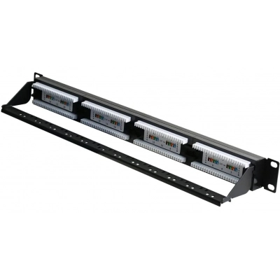 Патч-панель Hypernet 19" 24 порта UTP cat.6 з менеджментом кабеля (PP-KUTP6-24-NM-CM) - фото 1 Патч-панель Hypernet 19" 24 порта UTP cat.6 з менеджментом кабеля (PP-KUTP6-24-NM-CM) - фото 1