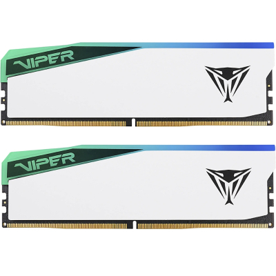 Модуль пам'яті для комп'ютера DDR5 32GB (2x16GB) 6600 MHz Viper Elite 5 RGB Patriot (PVER532G66C36KW) - фото 1 Модуль пам'яті для комп'ютера DDR5 32GB (2x16GB) 6600 MHz Viper Elite 5 RGB Patriot (PVER532G66C36KW) - фото 1