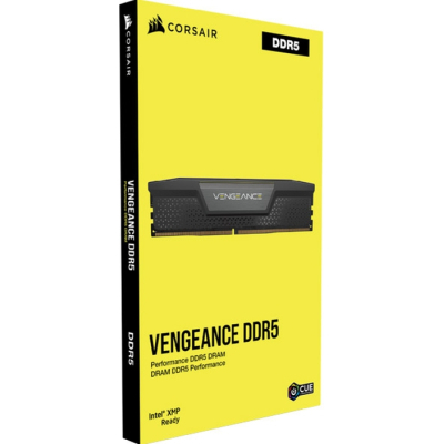 Модуль пам'яті для комп'ютера DDR5 32GB (2x16GB) 6000 MHz Vengeance Black Corsair (CMK32GX5M2E6000C36) - фото 5 Модуль пам'яті для комп'ютера DDR5 32GB (2x16GB) 6000 MHz Vengeance Black Corsair (CMK32GX5M2E6000C36) - фото 5