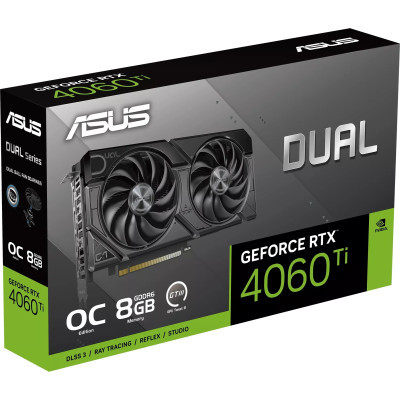 Відеокарта ASUS GeForce RTX4060Ti 8Gb DUAL OC EVO (DUAL-RTX4060TI-O8G-EVO) - фото 12 Відеокарта ASUS GeForce RTX4060Ti 8Gb DUAL OC EVO (DUAL-RTX4060TI-O8G-EVO) - фото 12
