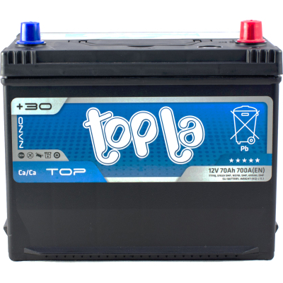 Акумулятор автомобільний Topla 70 Ah/12V Top/Energy Japan Euro (118 870) - фото 1 Акумулятор автомобільний Topla 70 Ah/12V Top/Energy Japan Euro (118 870) - фото 1