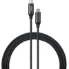 Дата кабель USB-C to USB-C 1.0m 100W E-Mark Chip Nylon Vinga (VCPCTC100BK)