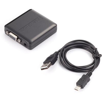 Конвертор HDMI to VGA + R/L (HDCVGA02-M) PowerPlant (CA911493) - фото 2 Конвертор HDMI to VGA + R/L (HDCVGA02-M) PowerPlant (CA911493) - фото 2
