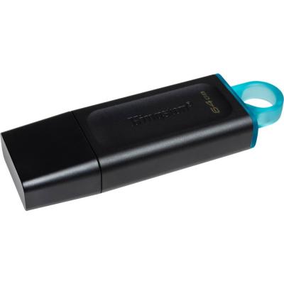 USB флеш накопичувач Kingston 64GB DataTraveler Exodia Black/Teal USB 3.2 (DTX/64GB) - фото 2 USB флеш накопичувач Kingston 64GB DataTraveler Exodia Black/Teal USB 3.2 (DTX/64GB) - фото 2