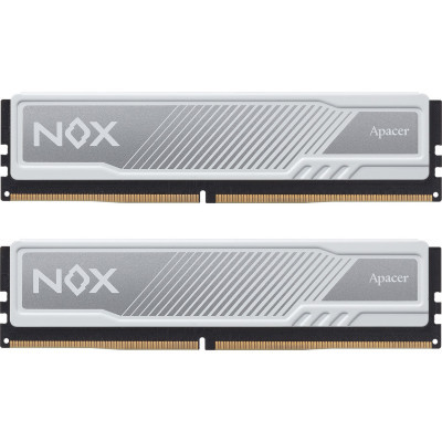 Модуль пам'яті для комп'ютера DDR4 16GB (2x8GB) 3200 MHz NOX White Apacer (AH4U16G32C28YMWAA-2) - фото 1 Модуль пам'яті для комп'ютера DDR4 16GB (2x8GB) 3200 MHz NOX White Apacer (AH4U16G32C28YMWAA-2) - фото 1