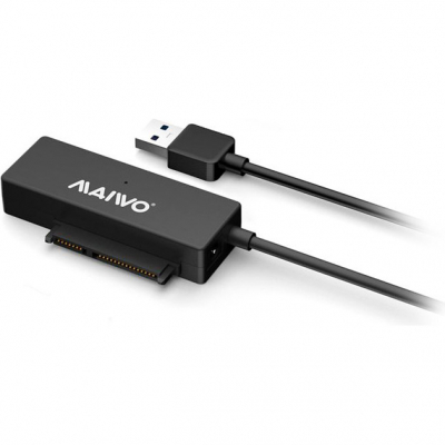 Адаптер Maiwo USB 3.0 to HDD SATA 2,5"/3,5"/5,25"/SSD, PA 2V/2A black (K10435A) - фото 2 Адаптер Maiwo USB 3.0 to HDD SATA 2,5"/3,5"/5,25"/SSD, PA 2V/2A black (K10435A) - фото 2
