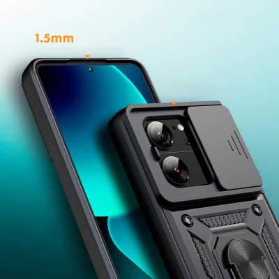 Чохол до мобільного телефона BeCover Military Xiaomi 13T/13T Pro Black (710557) - фото 2 Чохол до мобільного телефона BeCover Military Xiaomi 13T/13T Pro Black (710557) - фото 2