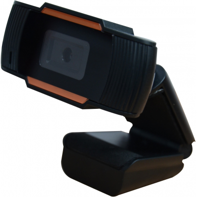 Веб-камера Okey HD 720P Black/Orange (WB100) - фото 4 Веб-камера Okey HD 720P Black/Orange (WB100) - фото 4