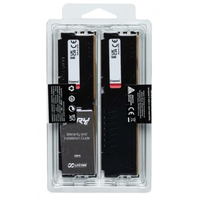 Модуль пам'яті для комп'ютера DDR5 32GB (2x16GB) 6000 MHz Fury Beast Black Kingston Fury (ex.HyperX) (KF560C36BBE2K2-32) - фото 5 Модуль пам'яті для комп'ютера DDR5 32GB (2x16GB) 6000 MHz Fury Beast Black Kingston Fury (ex.HyperX) (KF560C36BBE2K2-32) - фото 5