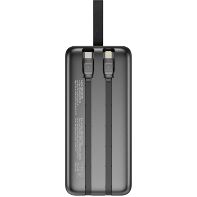 Батарея універсальна ColorWay 50 000 mAh PD/18W, QC3.0/22.5, Digital Display, Black (CW-PB500LPC5BK-PDD) - фото 2 Батарея універсальна ColorWay 50 000 mAh PD/18W, QC3.0/22.5, Digital Display, Black (CW-PB500LPC5BK-PDD) - фото 2