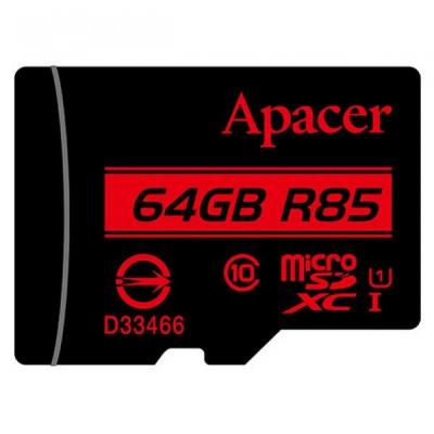 Карта пам'яті Apacer 64GB microSDXC class 10 UHS-I U1 (AP64GMCSX10U5-R) - фото 2 Карта пам'яті Apacer 64GB microSDXC class 10 UHS-I U1 (AP64GMCSX10U5-R) - фото 2