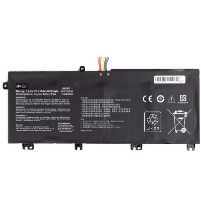 Акумулятор до ноутбука ASUS B41N1711-4S1P 15.2V 4150mAh PowerPlant (NB431670) - фото 1 Акумулятор до ноутбука ASUS B41N1711-4S1P 15.2V 4150mAh PowerPlant (NB431670) - фото 1