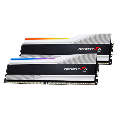Модуль пам'яті для комп'ютера DDR5 32GB (2x16GB) 6000 MHz Trident Z5 RGB Silver G.Skill (F5-6000J4040F16GX2-TZ5RS) - фото 4 Модуль пам'яті для комп'ютера DDR5 32GB (2x16GB) 6000 MHz Trident Z5 RGB Silver G.Skill (F5-6000J4040F16GX2-TZ5RS) - фото 4