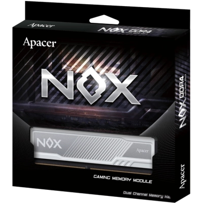 Модуль пам'яті для комп'ютера DDR4 32GB (2x16GB) 3600 MHz NOX White Apacer (AH4U32G36C25YMWAA-2) - фото 5 Модуль пам'яті для комп'ютера DDR4 32GB (2x16GB) 3600 MHz NOX White Apacer (AH4U32G36C25YMWAA-2) - фото 5
