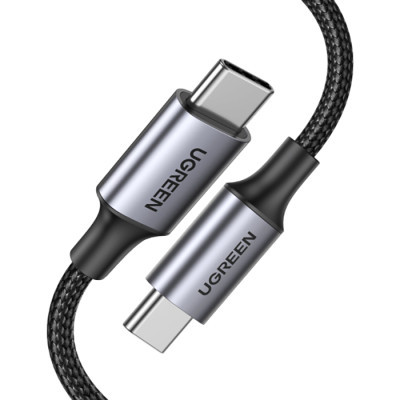 Дата кабель USB-C to USB-C 3.0m 5A 100W US316 Black Ugreen (90120) - фото 1 Дата кабель USB-C to USB-C 3.0m 5A 100W US316 Black Ugreen (90120) - фото 1