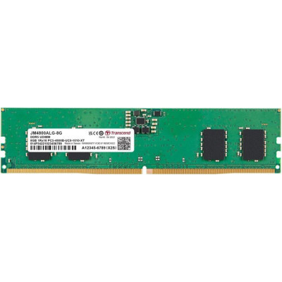 Модуль пам'яті для комп'ютера DDR5 8GB 4800 MHz JetRam Transcend (JM4800ALG-8G) - фото 1 Модуль пам'яті для комп'ютера DDR5 8GB 4800 MHz JetRam Transcend (JM4800ALG-8G) - фото 1