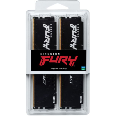 Модуль пам'яті для комп'ютера DDR5 32GB (2x16GB) 6000 MHz Beast Black XMP Kingston Fury (ex.HyperX) (KF560C30BBK2-32) - фото 5 Модуль пам'яті для комп'ютера DDR5 32GB (2x16GB) 6000 MHz Beast Black XMP Kingston Fury (ex.HyperX) (KF560C30BBK2-32) - фото 5