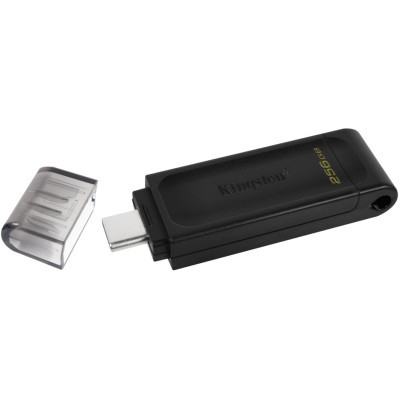 USB флеш накопичувач Kingston 256GB DataTraveller 70 USB 3.2 / Type-C (DT70/256GB) - фото 4 USB флеш накопичувач Kingston 256GB DataTraveller 70 USB 3.2 / Type-C (DT70/256GB) - фото 4