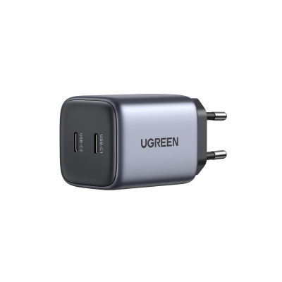 Зарядний пристрій Ugreen 2xUSB 40W GAN (Type-C 25W+20W) PD CD294 (90573) - фото 1 Зарядний пристрій Ugreen 2xUSB 40W GAN (Type-C 25W+20W) PD CD294 (90573) - фото 1