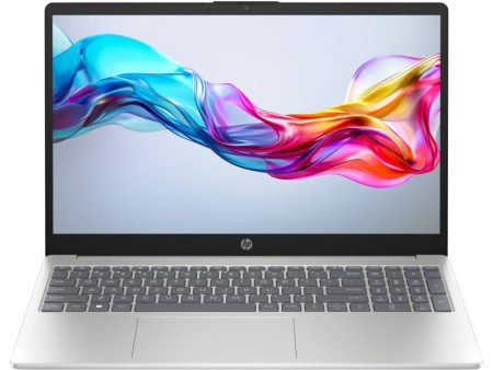 HP Ноутбук 15-fd1072ua 15.6" FHD IPS AG, Intel 5-120U, 16GB, F1024GB, UMA, DOS, сріблястий - фото 1