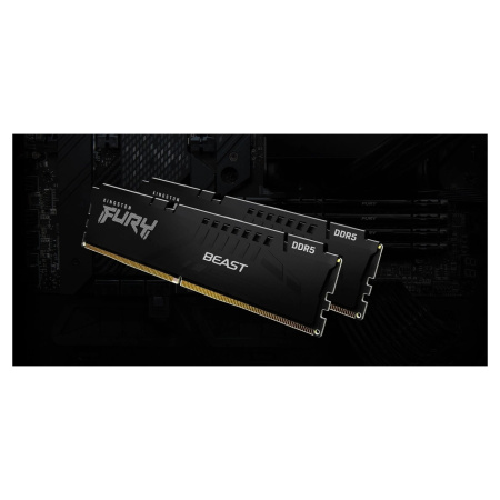 Kingston Пам'ять ПК DDR5 64GB KIT (32GBx2) 6000 FURY Beast EXPO - фото 4
