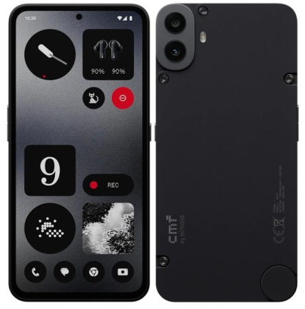 Смартфон CMF by Nothing Phone 1 6.67" 8/128ГБ, 2SIM, 5000мА•год, чорний - фото 4