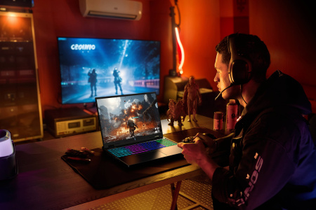 Acer Ноутбук Nitro 16 AN16-73 16" WUXGA IPS, Intel i7-14650HX, 32GB, F1TB, NVD4050-6, Lin, чорний - фото 2