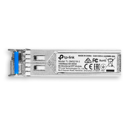 Трансивер SFP TP-LINK SM321B-2 1x1000BaseBX, SM, WDM, 2km LC - фото 2