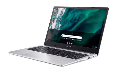 Ноутбук Acer Chromebook CB315-4HT 15" FHD IPS Touch, Intel C N4500, 8GB, F128GB, UMA, ChromeOS, сріблястий - фото 10