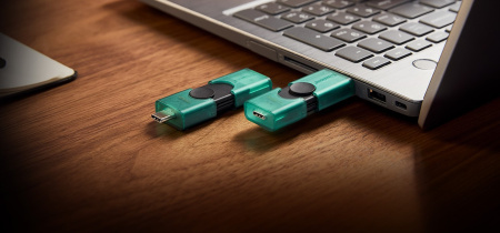 Накопичувач Kingston  128GB USB 3.2 Type-A + Type-C DT DuoG2 - фото 5