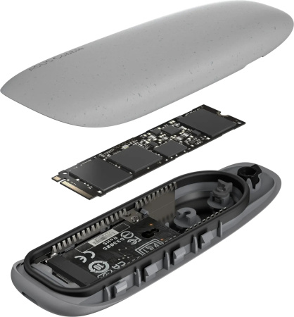 Портативний корпус ASUS для SSD COBBLE/GRAY/G/AS/ESD-A1A /GRAY/G/ PCIe NVMe M.2 2230/2242/2260/2280 USB Type-C 3.2 Gen 2x1 сірий - фото 15