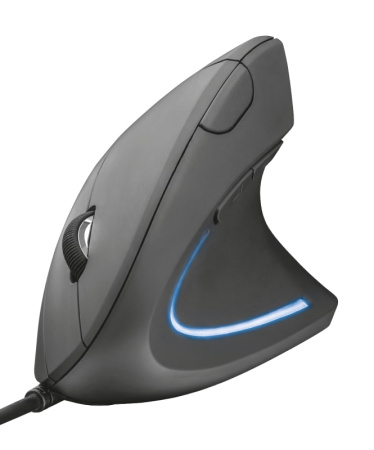 Trust Миша VERTO ERGONOMIC MOUSE BLACK - фото 1