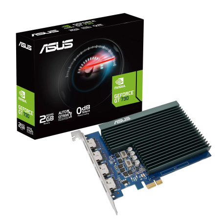 Відеокарта ASUS GeForce GT 730 2GB GDDR5 Silent low profile 4 HDMI GT730-4H-SL-2GD5 - фото 4
