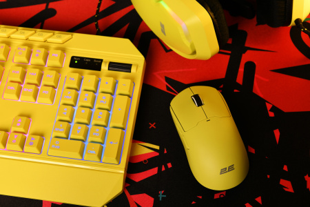 2E Gaming Миша MG355 WL, RGB, USB-A/WL, жовтий - фото 6
