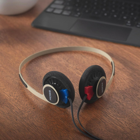 Навушники On-Ear Koss KPH40 Utility, 3.5 mini-jack, 1.2м, Бежевий - фото 5 Навушники On-Ear Koss KPH40 Utility, 3.5 mini-jack, 1.2м, Бежевий - фото 5