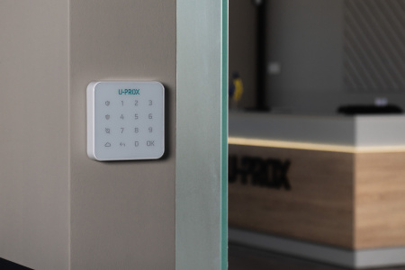 Бездротова сенсорна клавіатура U-Prox Keypad G1 White, 1 група, бездротовий, білий - фото 8