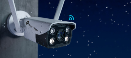 IP-Камера TP-LINK VIGI С340-W-4,PoE, 4Мп, 4 мм, Wi-Fi, H265+, IP66, Bullet, кольорове нічне бачення, зовнішня - фото 2