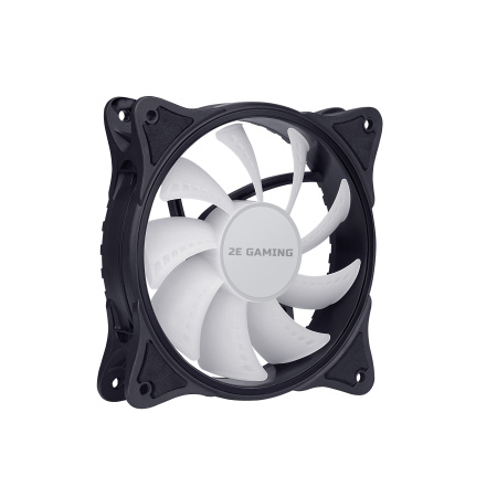 Корпусний вентилятор 2E GAMING F120IR-ARGB, 120мм, 1200rpm, 3pin, 3pin +5VARGB, 25.3dBa, чорний - фото 7