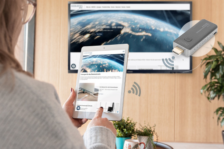 Digitus Система для презентацій Click & Present Mini - Wireless Collaboration System HDMI, 1xTX, 1xRX - фото 5