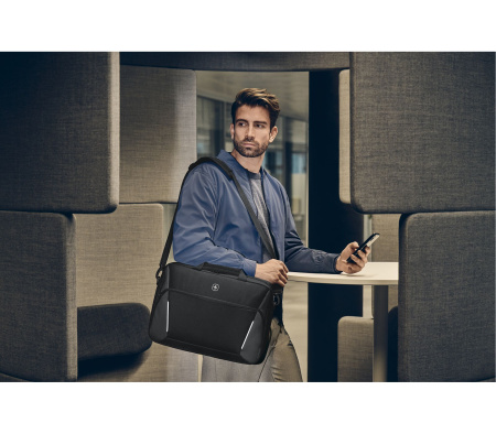 Сумка для ноутбука Wenger, XE Compact Brief 16", чорна - фото 2
