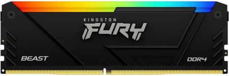 Пам'ять ПК Kingston DDR4 16GB KIT (8GBx2) 3200 FURY Beast RGB - фото 1