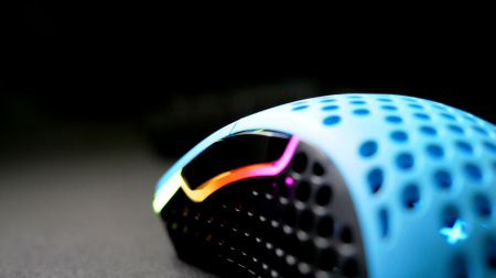 Миша Xtrfy M4, USB-A, RGB, Miami Blue - фото 6