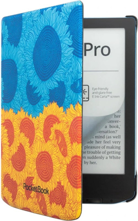 PocketBook Чохол 629_634 Shell, sunflower print - фото 3
