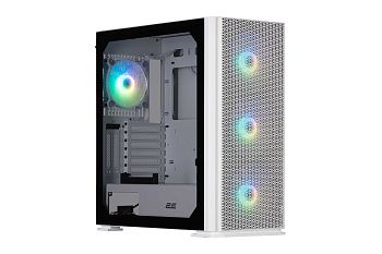 Корпус 2E GAMING Vertex GI01W без БЖ 2xUSB3.0, 1xUSBType-C, 3x140мм ARGB, 1x120мм ARGB, VGA 380мм, LCS ready, контролер з пультом, TG Side Panel, EATX, білий Корпус 2E GAMING Vertex GI01W без БЖ 2xUSB3.0, 1xUSBType-C, 3x140мм ARGB, 1x120мм ARGB, VGA 380мм, LCS ready, контролер з пультом, TG Side Panel, EATX, білий